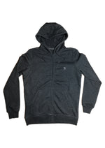 X Zip Hoodie Dunkelgrau