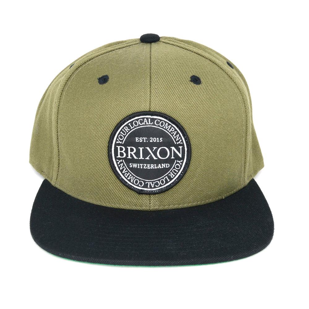 Snapback Simple Olive/Schwarz