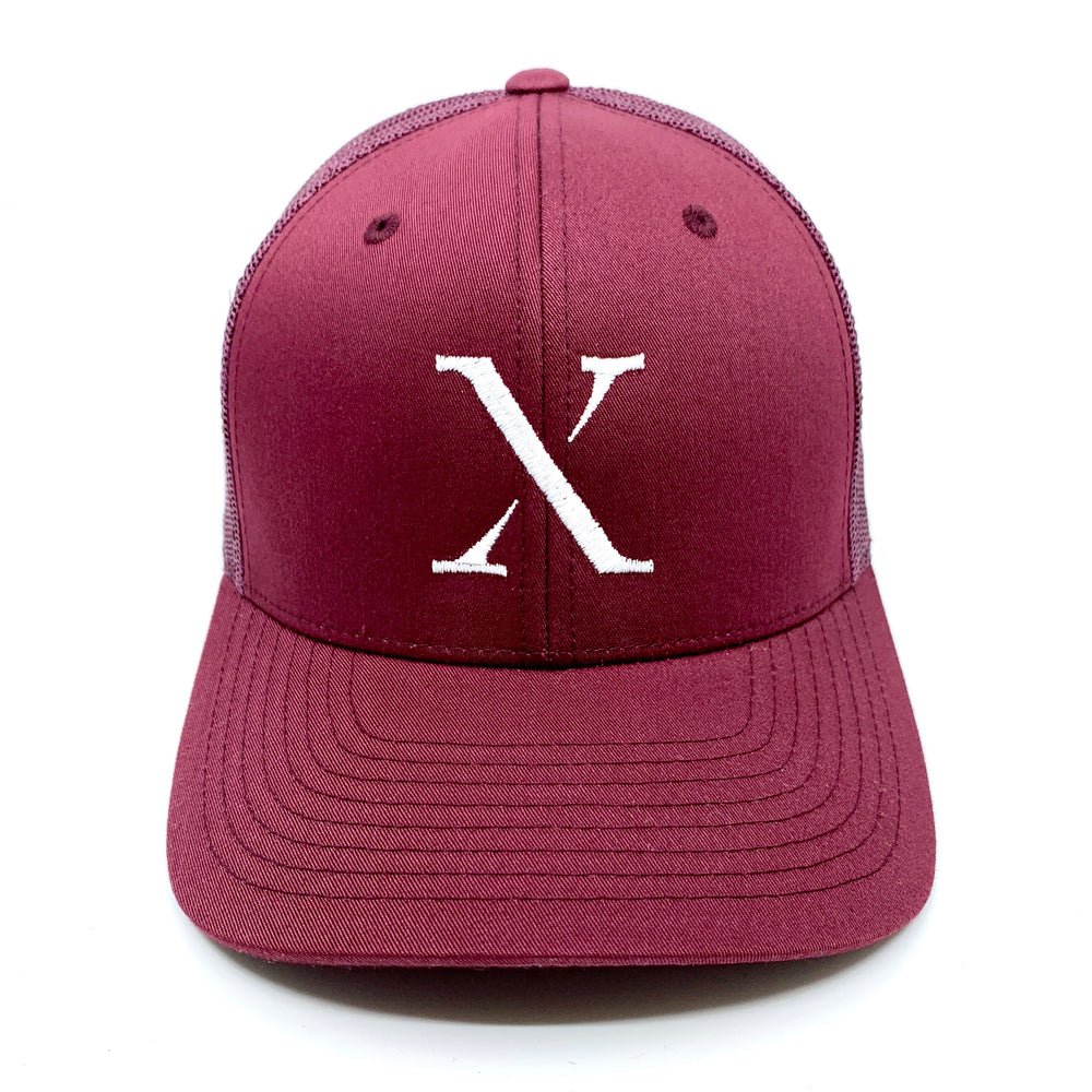 X Trucker Cap Limited Bordeaux/Grau