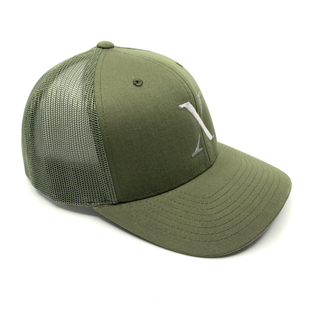 X Trucker Cap Limited Olive/Grau