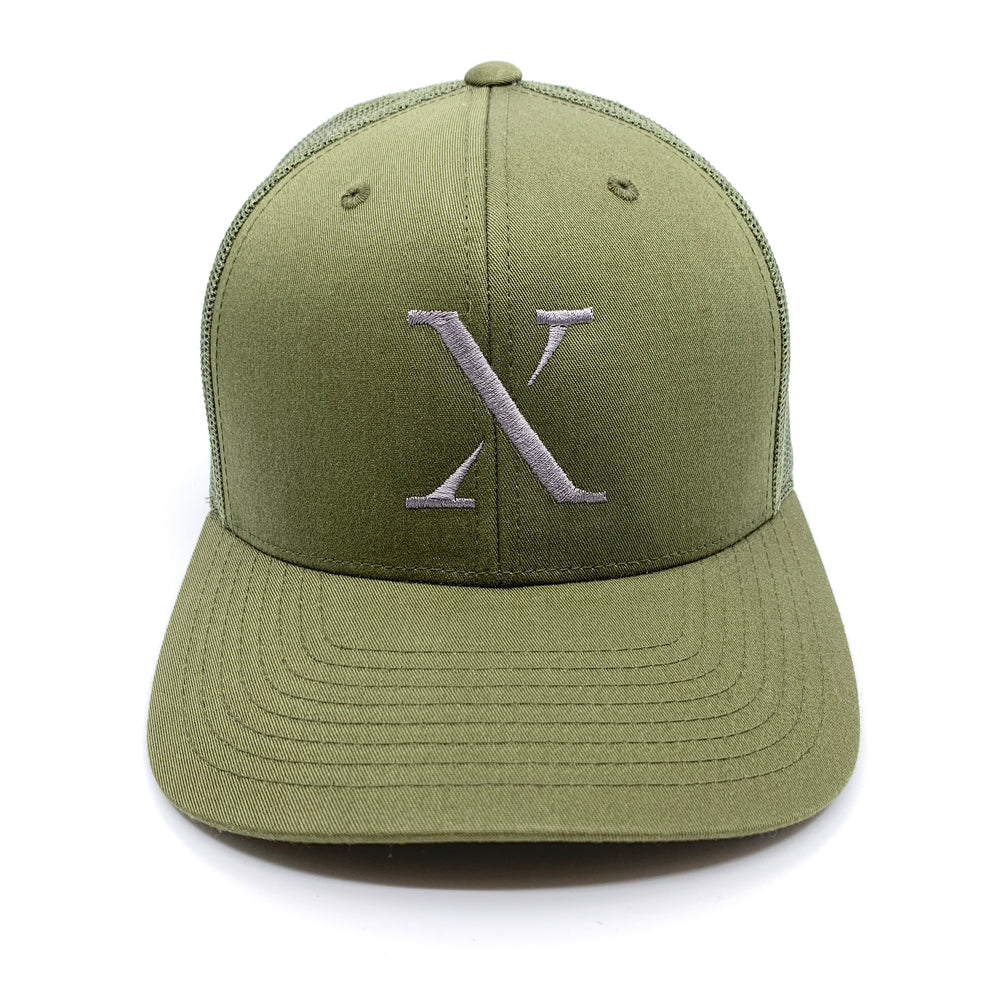 X Trucker Cap Limited Olive/Grau